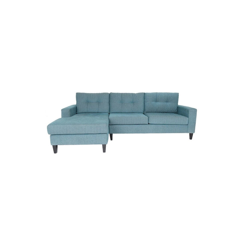 Coast to Coast Sofas Contemporary L Shaped Sectional Sofa Polyester Nylon Solid Wood Frame Upholstered