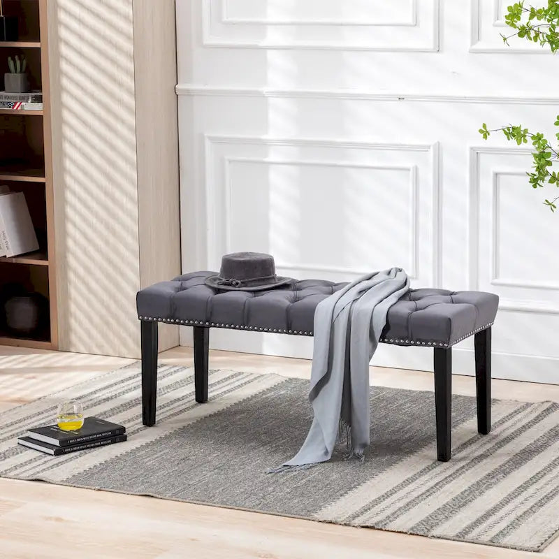 Velvet Dining Bench Bedroom Bench