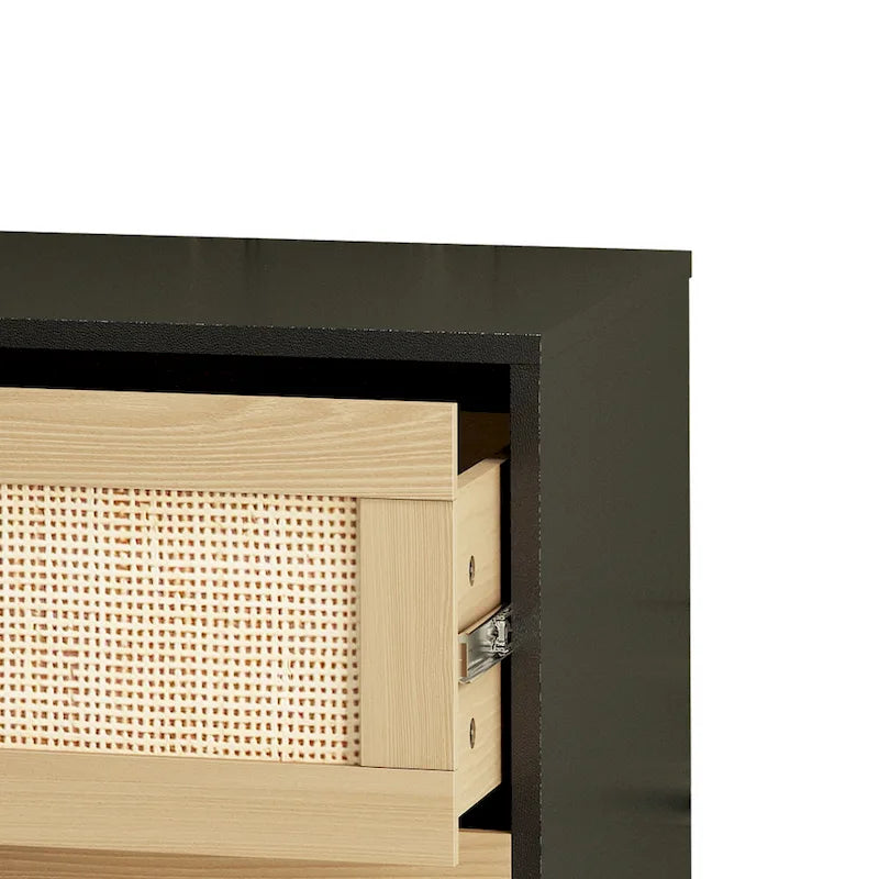 6 drawers Rattan dresser Rattan Drawer,