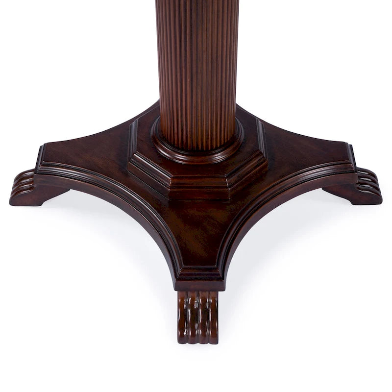 Ellsworth 36  Ribbed Pedestal Foyer Table