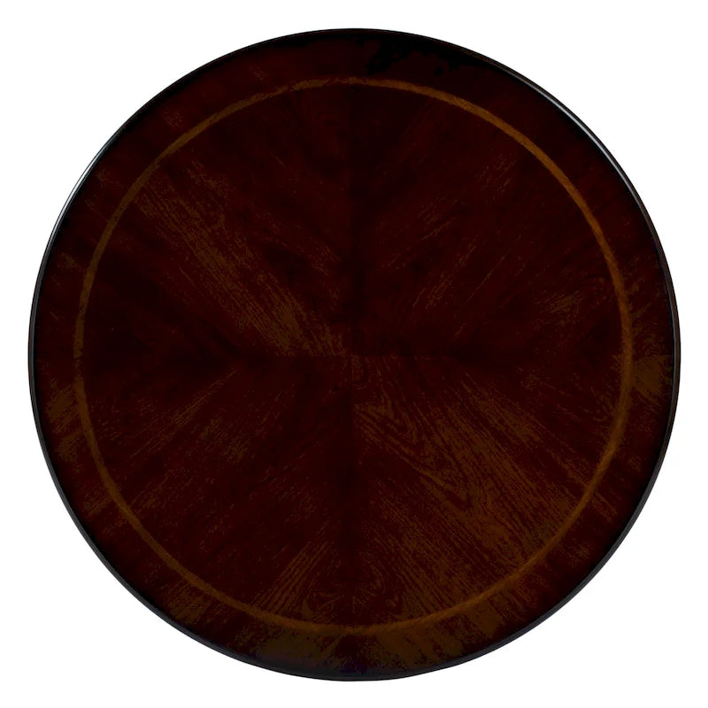 Ellsworth 36  Ribbed Pedestal Foyer Table