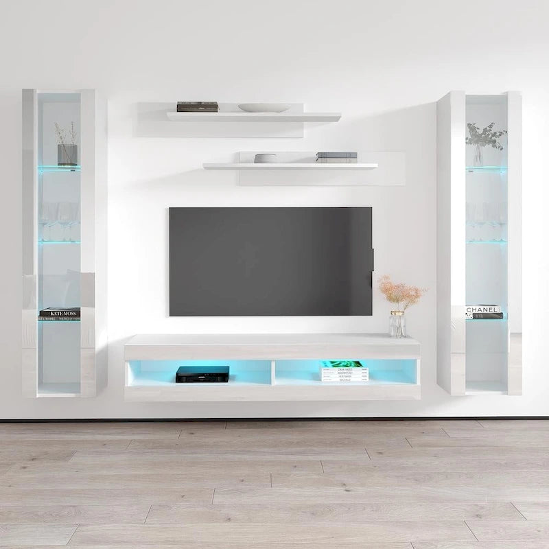 Fly AB2 34TV Wall Mounted Floating Modern Entertainment Center