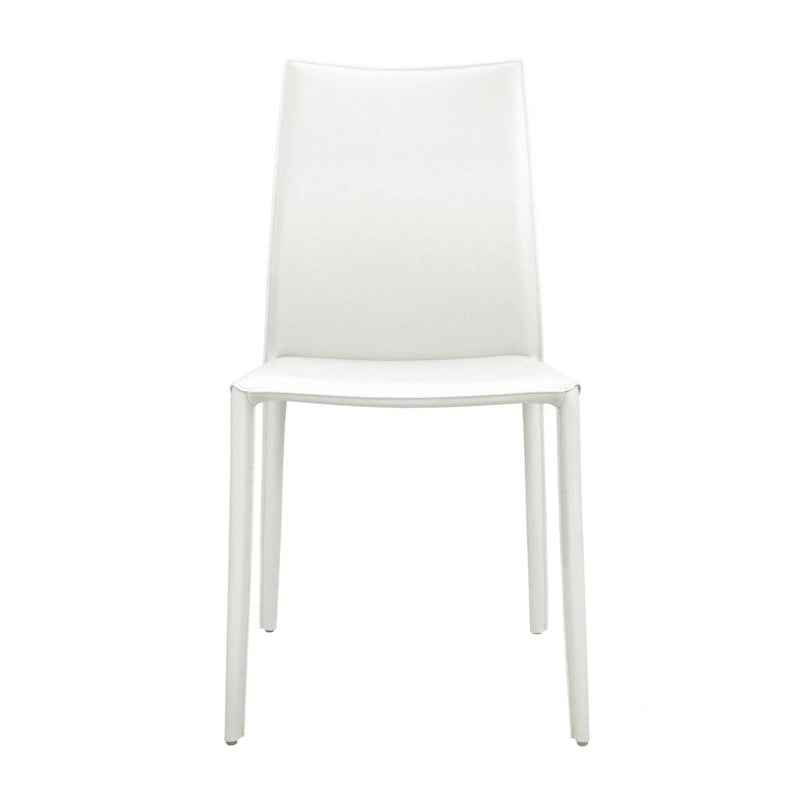 Lynda Mid-Century Modern Bonded Leather Dining Chair