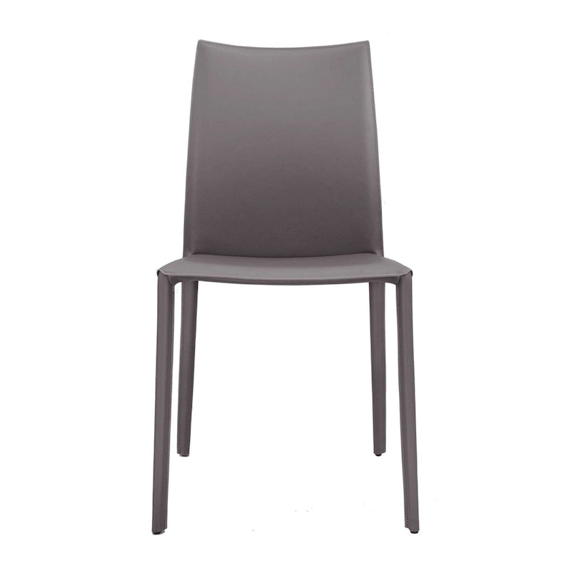 Lynda Mid-Century Modern Bonded Leather Dining Chair