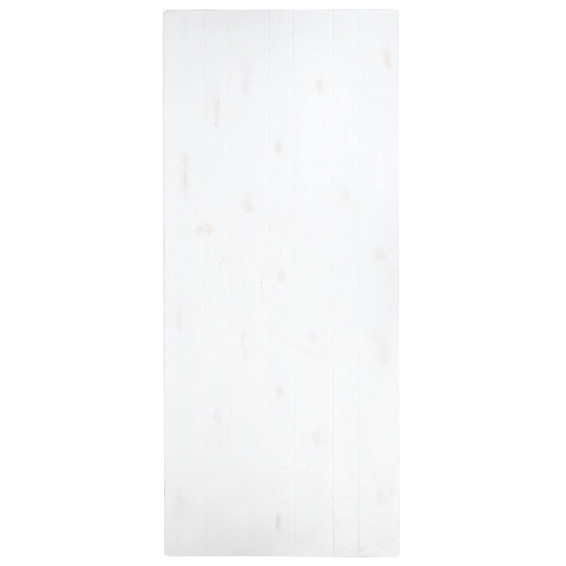 Solid Pine Folding Farm Table Set with 6 Benches