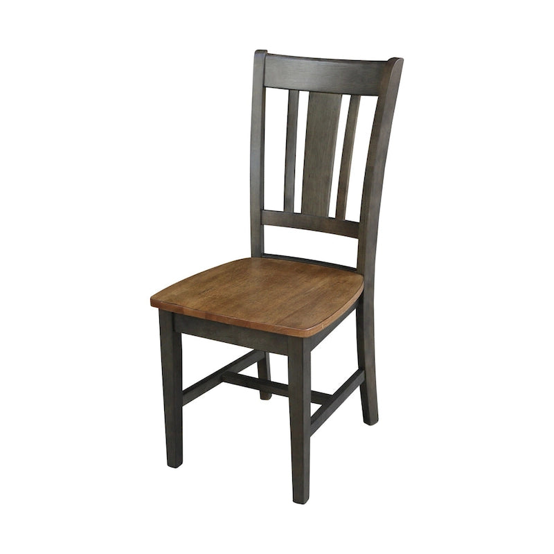 36  Round Solid Wood Extension Dining Table with 2 Dining Chairs
