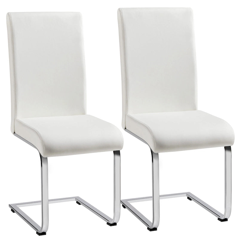 Yaheetech 2pcs Dining Chairs High Back Padded Chairs for Home