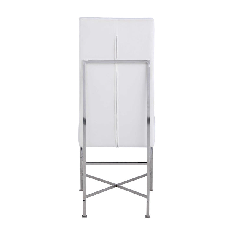 Somette Contemporary Side Chair with Steel Frame, Set of 2 - N/A