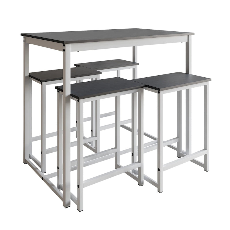 CraftPorch Elegant 5-piece Metal Dining Set