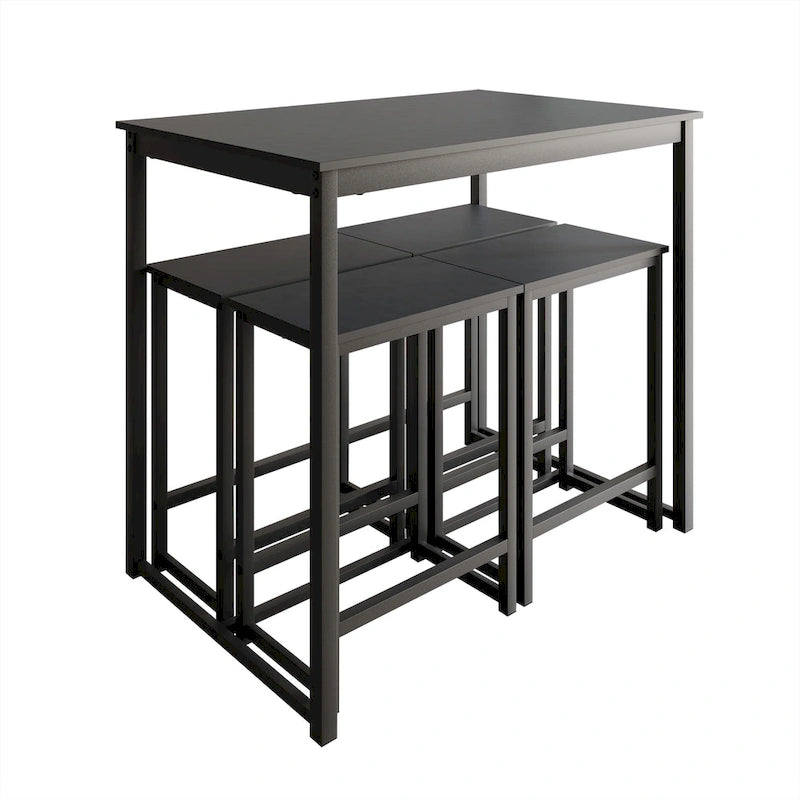 CraftPorch Elegant 5-piece Metal Dining Set