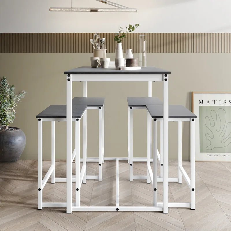 CraftPorch Elegant 5-piece Metal Dining Set