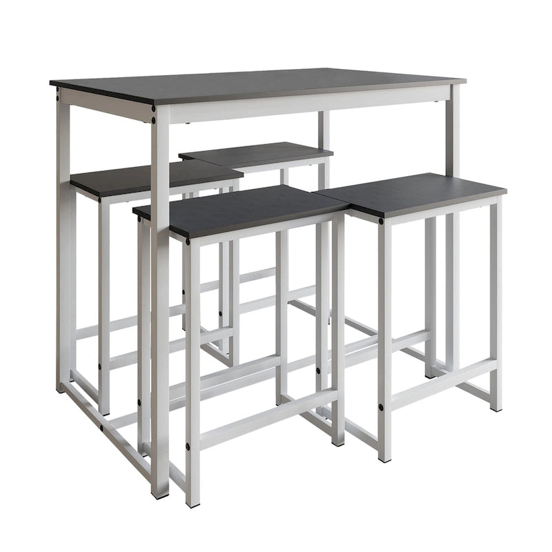 CraftPorch Elegant 5-piece Metal Dining Set