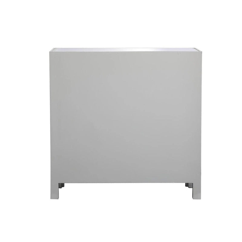 29 in. Antique Mirrored Cabinet
