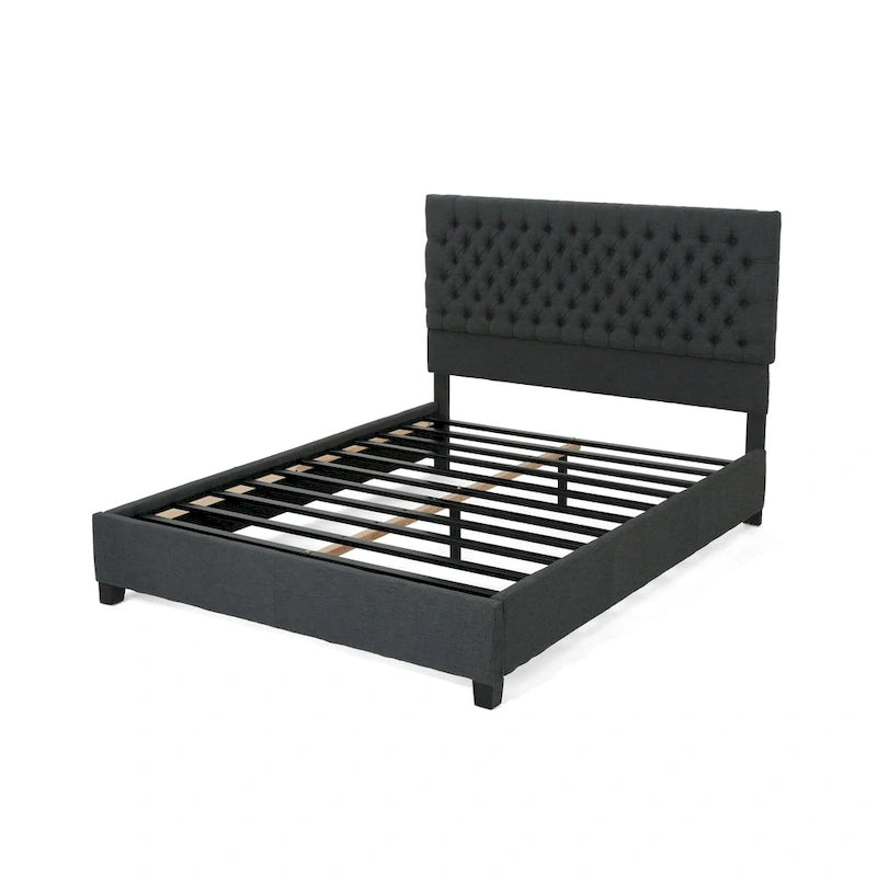 Kaelyn Upholstered Tufted Queen Bed Set by Christopher Knight Home