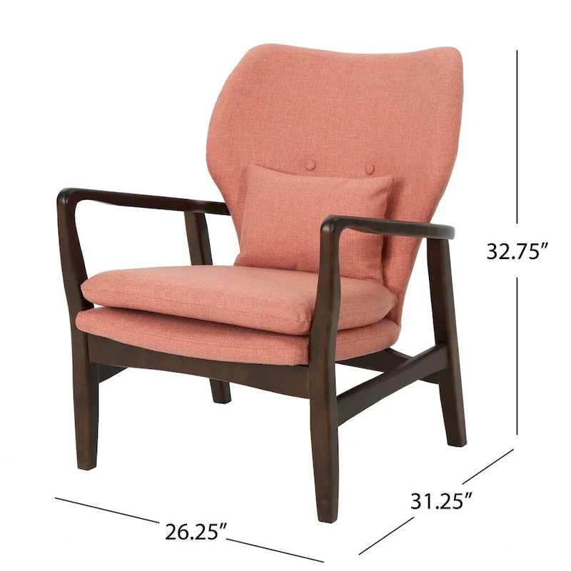 Haddie Mid-century Modern Club Chair by Christopher Knight Home