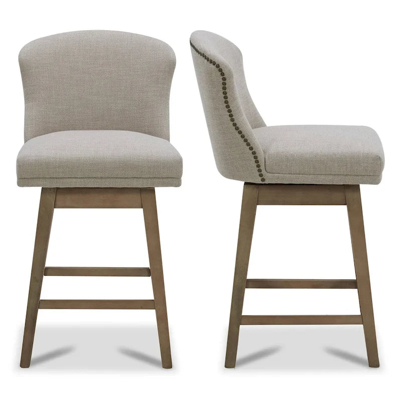 Mia Swivel Counter Stool Set of 2