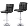 Faux Leather or Velvet Upholstered Adjustable Barstools Counter Bar Pub Height Stools set of 2