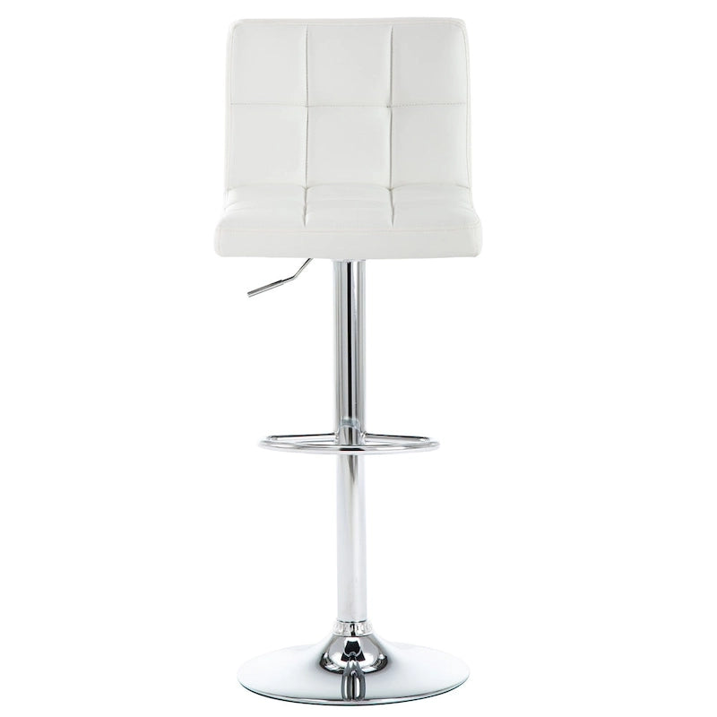 Faux Leather or Velvet Upholstered Adjustable Barstools Counter Bar Pub Height Stools set of 2