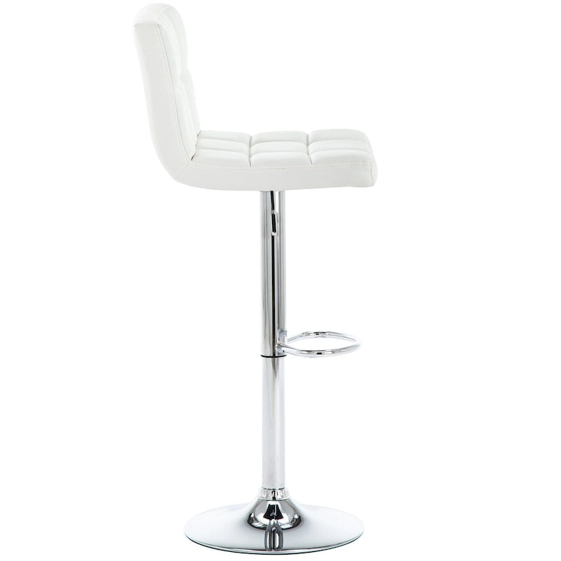 Faux Leather or Velvet Upholstered Adjustable Barstools Counter Bar Pub Height Stools set of 2