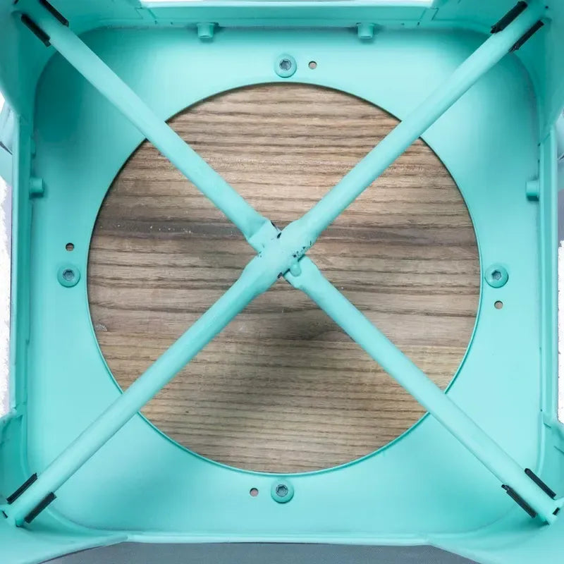 Andeworld Bar Stools 24 Inches Metal bar stools with backs Set of 4