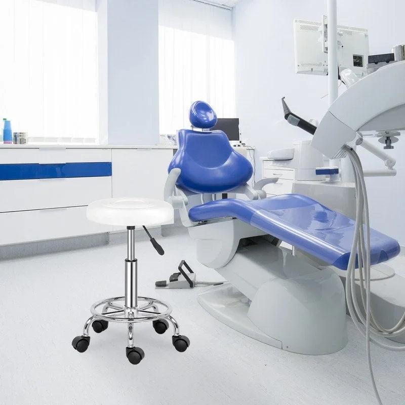 Adjustable Rolling Swivel Salon Stool Chair for Tattoo Massage Facial Spa,Bar Stool