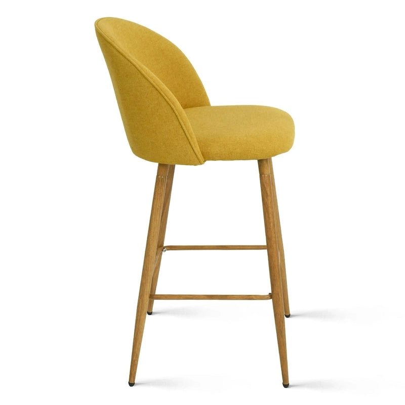 Upholstered 26 inch Counter Stool (Set of 2) - 37.6 x16.7 x16.7