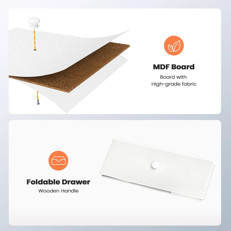 7 Drawers Chest Furniture Storage Tower Organizer Unit for Bedroom