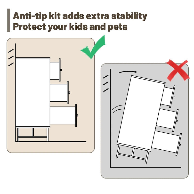 Clihome Modern MDF 6 - Drawer Accent Chest