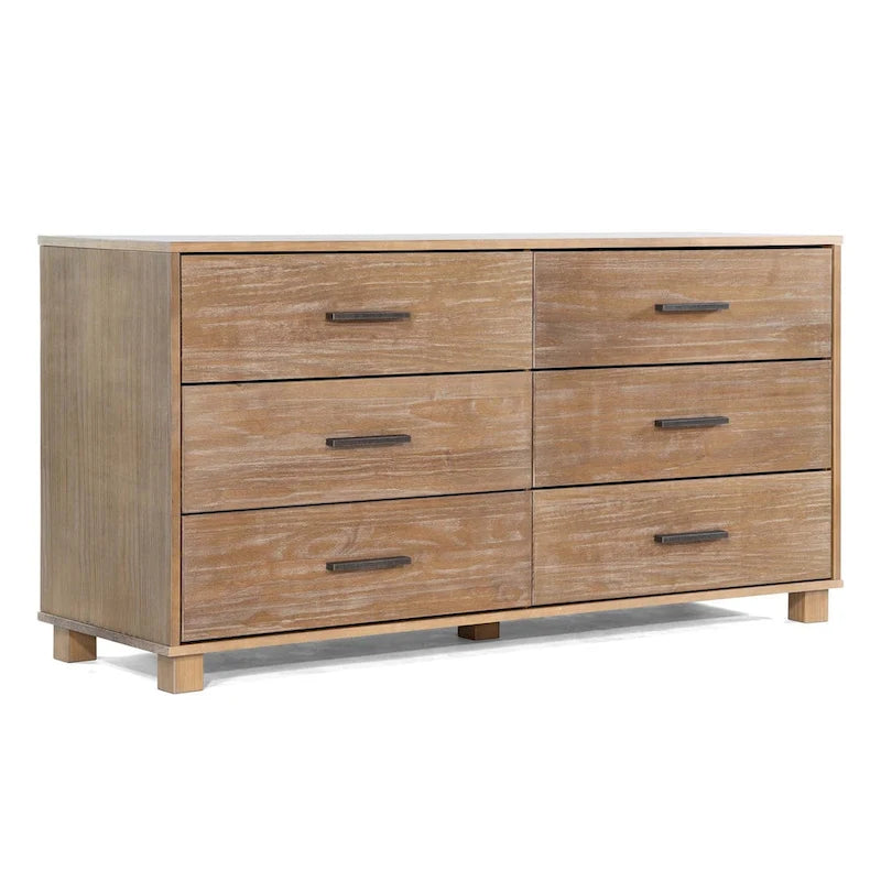 Grain Wood Furniture Loft 6-Drawer Dresser