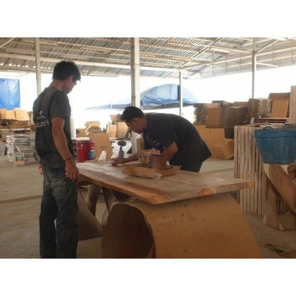 Haussmann Original Wood Twist Stool 12 X 12 X 23 In High Walnut Oil - 12  x 12  x 23