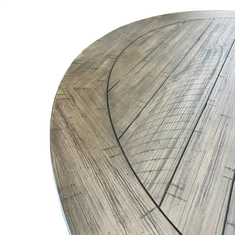 Roundhill Furniture Harola 5-Piece Dining Set, Round Pedestal Dining Table with 18  Leaf, 4 Side Chairs