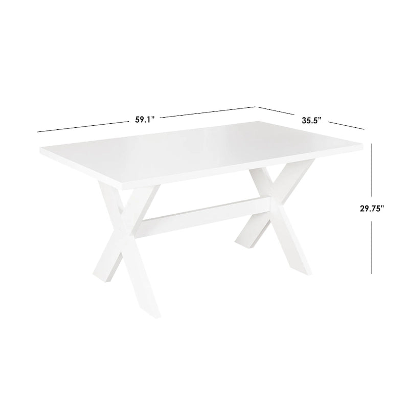 Simple Living 4-piece Sumner Dining Set with Dining Bench