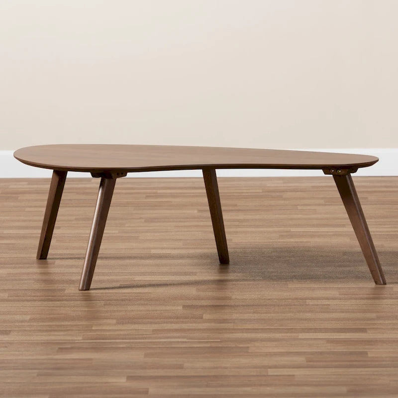 Carson Carrington Battrask Walnut Finished Coffee Table