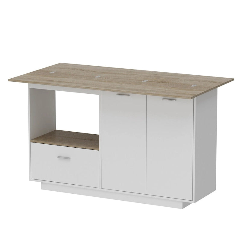 Kitchen Island Side Storage Cabinet Extendable Table Bar Cabinet