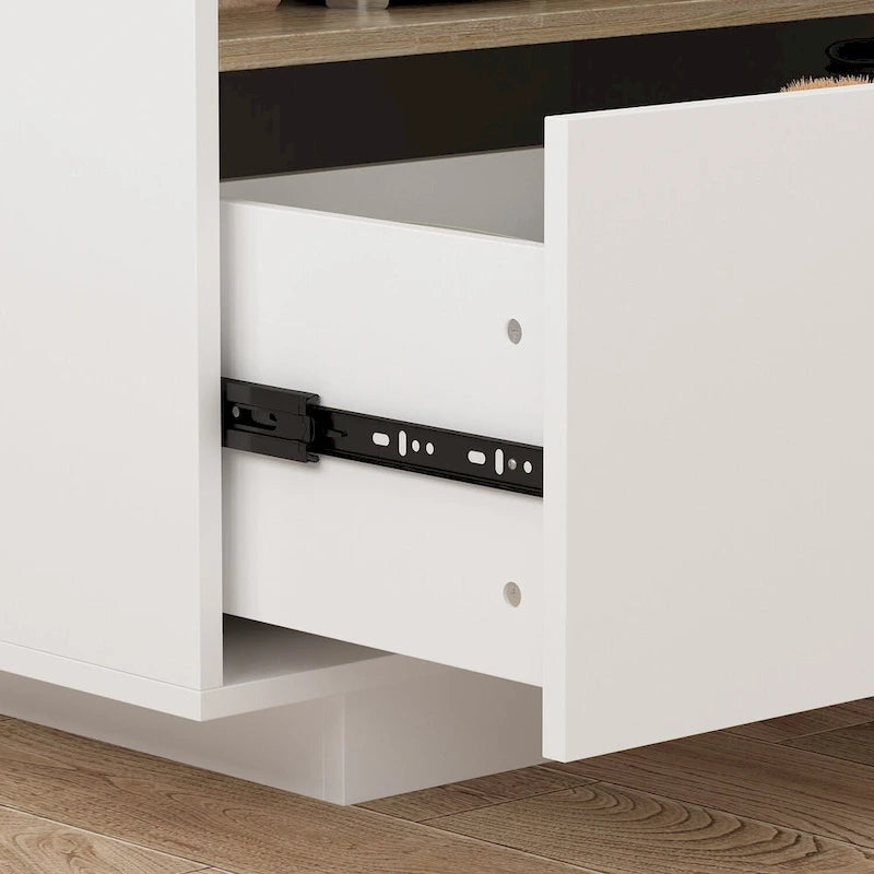 Kitchen Island Side Storage Cabinet Extendable Table Bar Cabinet