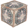 HERAT ORIENTAL Handmade Indo Cotton Pouf (India) - 16  x 16  x 16 