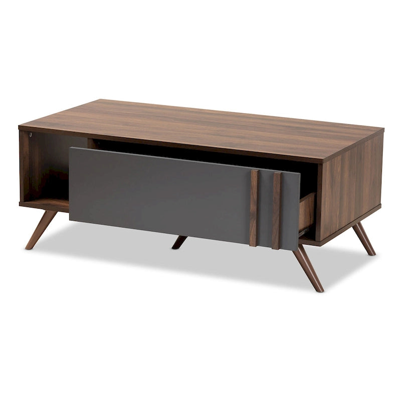 Naoki Modern and Contemporary 1-Drawer Coffee Table