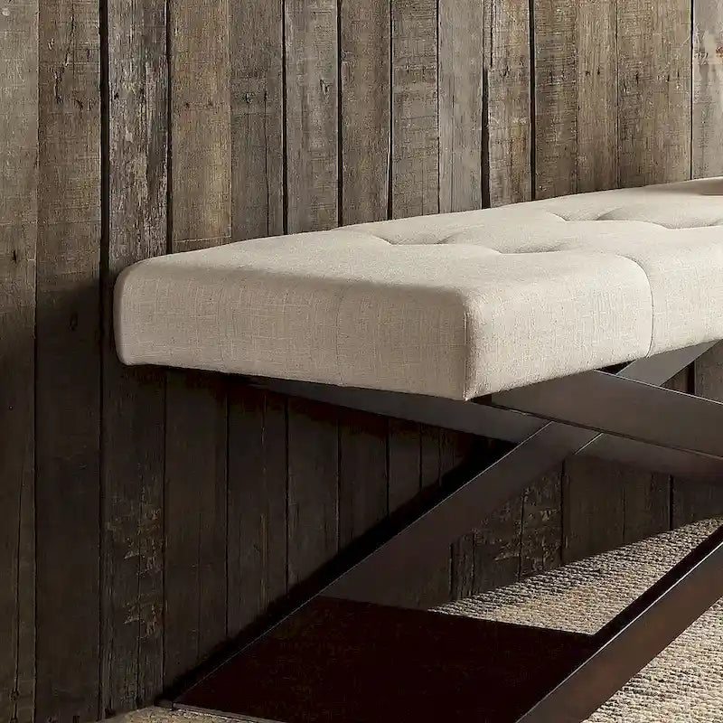 Bosworth 48  Wood X-Base Bench by iNSPIRE Q Classic