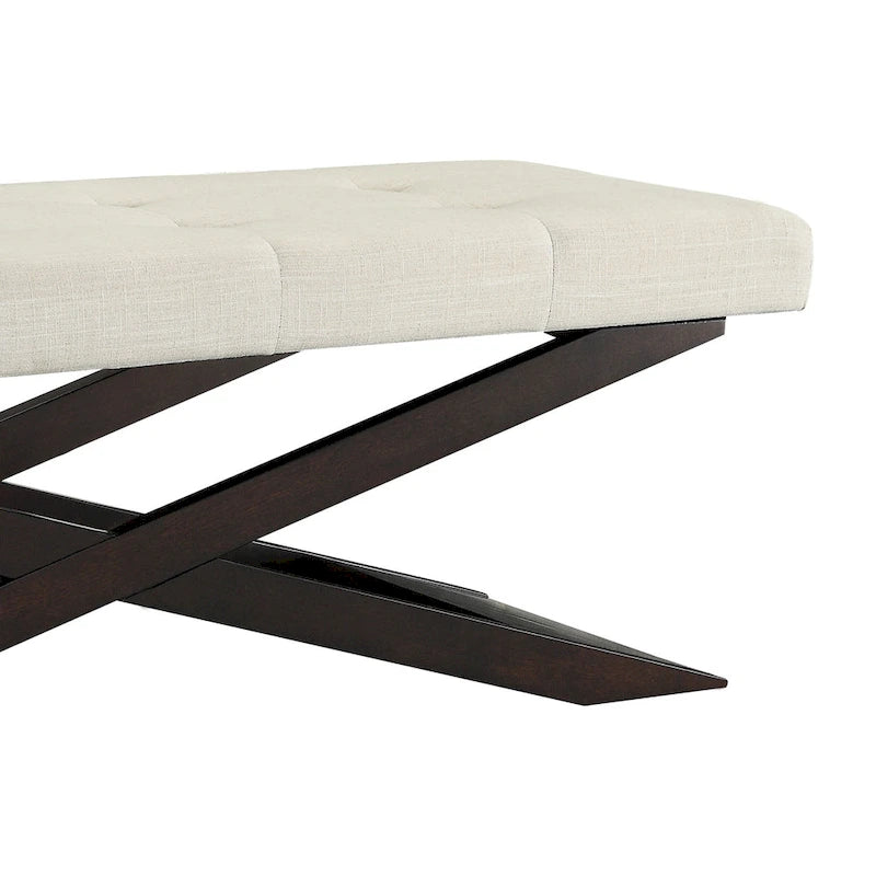 Bosworth 48  Wood X-Base Bench by iNSPIRE Q Classic