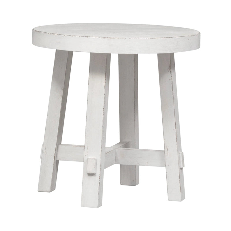 Modern Farmhouse Flea Market White Distressed 3 Piece Set