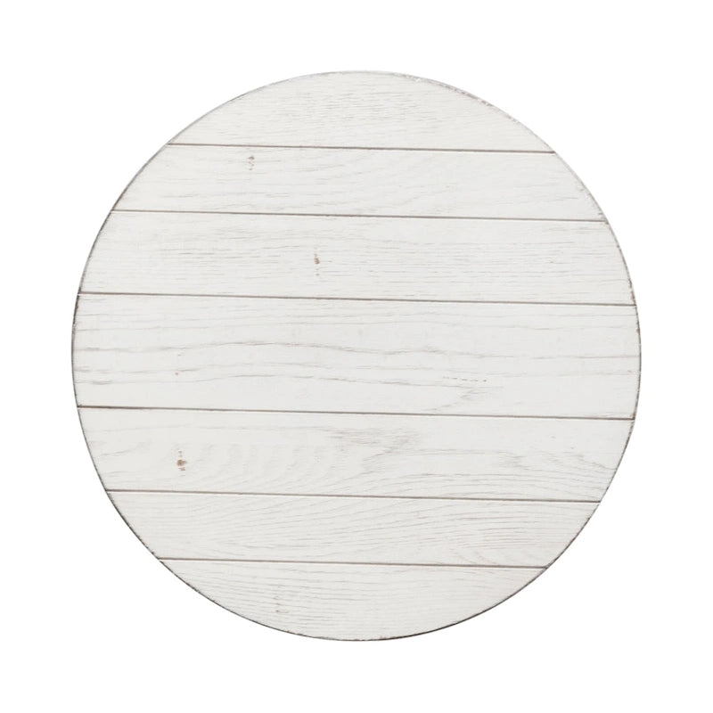 Modern Farmhouse Flea Market White Distressed 3 Piece Set