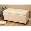 Warehouse of Tiffany Ariel Ivory Storage Bench
