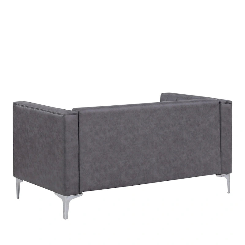 Morden Fort Modern Living Room Sofa Set, 3-Piece Sofa Set Couch,Loveseat and Chair