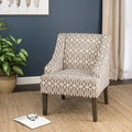 Porch & Den Cammy Swoop Arm Accent Chair