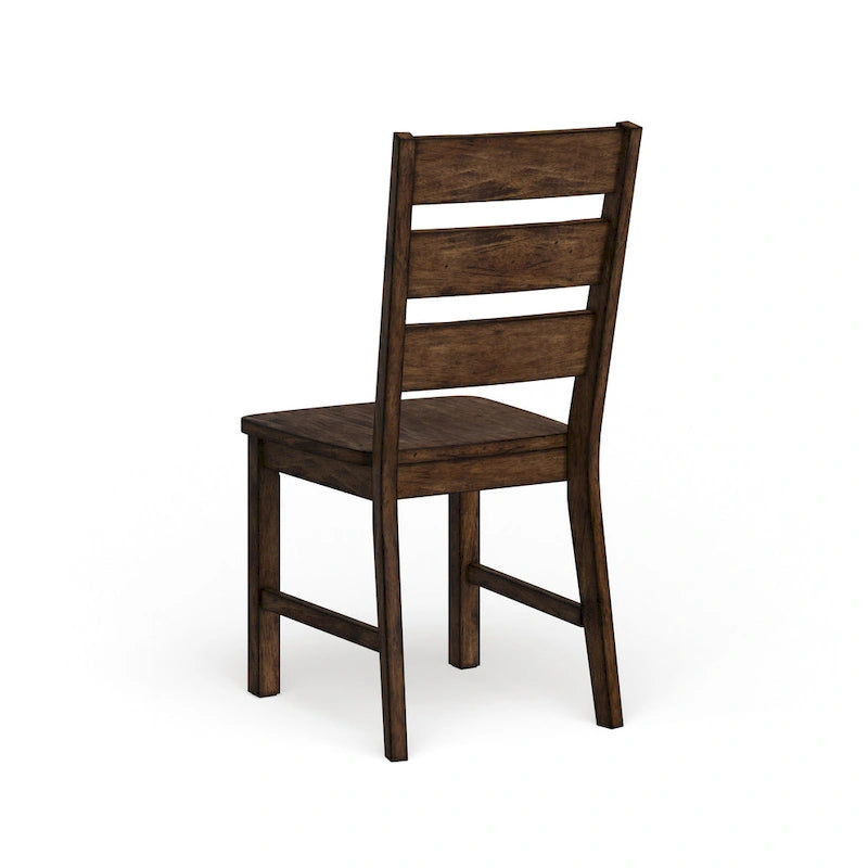 Mass Rustic Ladderback Wood Dining Chairs (Set of 2) by Furniture of America