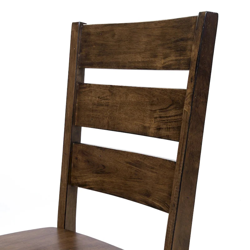 Mass Rustic Ladderback Wood Dining Chairs (Set of 2) by Furniture of America