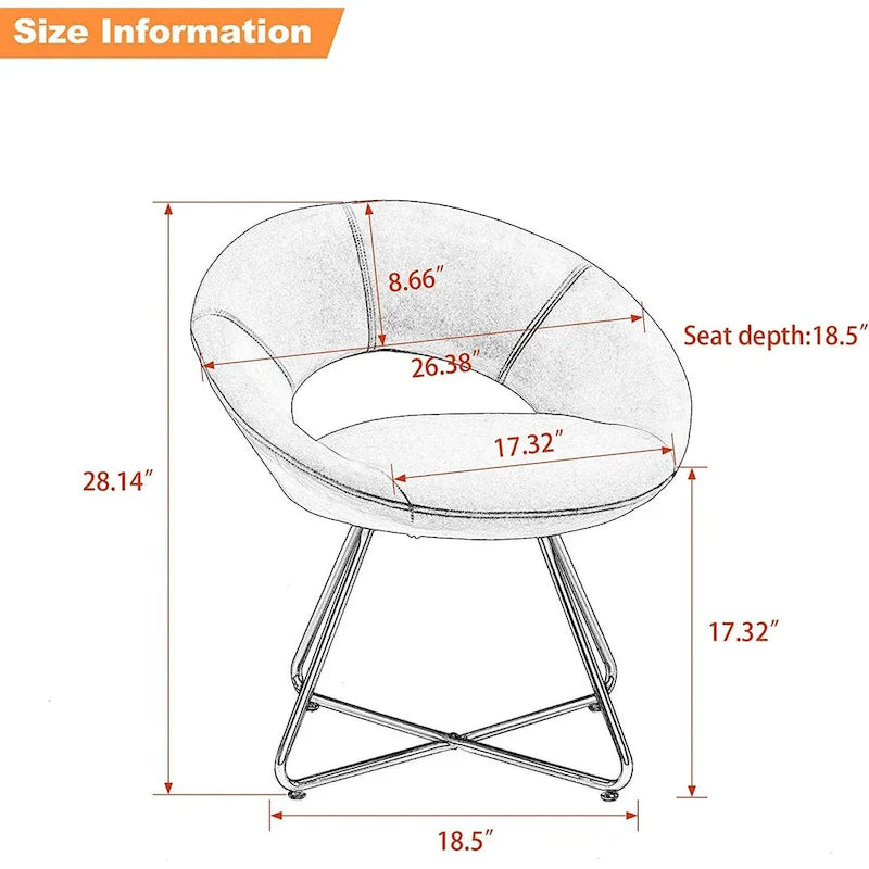 Green Velvet chair ,velvet accent chair for Living Room Bedroom Office Leisure Upholstered Single Sofa