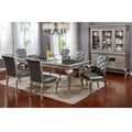 Tily Glam Grey Solid Wood 7-Piece Dining Set by Furniture of America