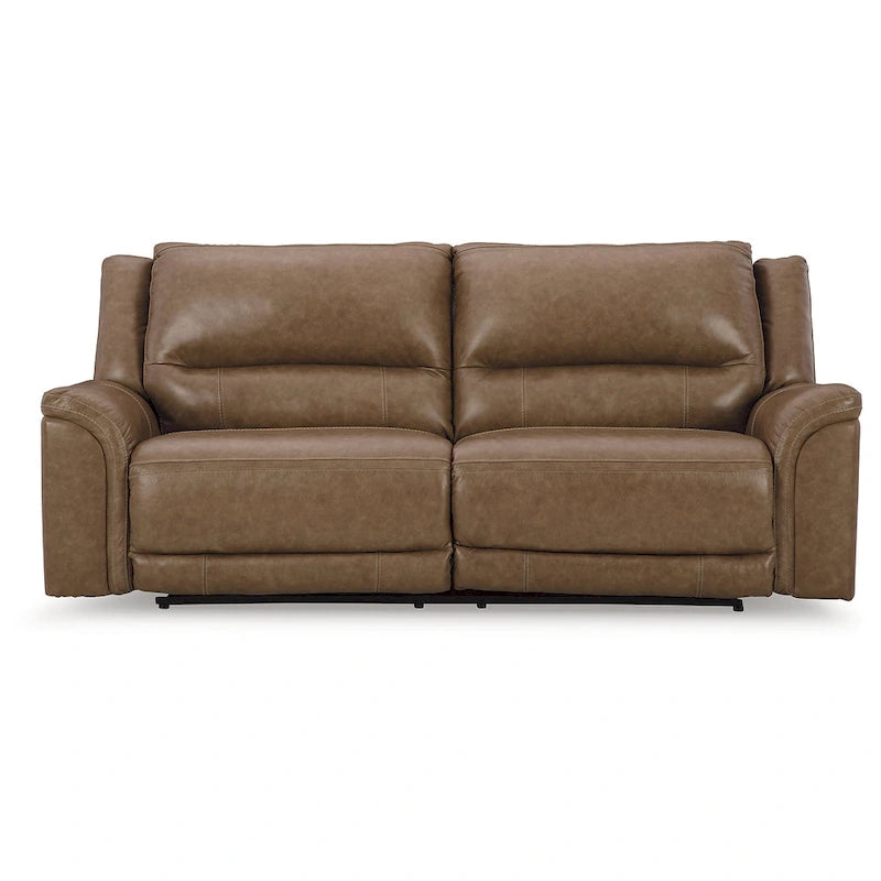 Signature Design by Ashley Trasimeno Caramel Power Reclining Sofa - 92  W x 40  D x 42  H