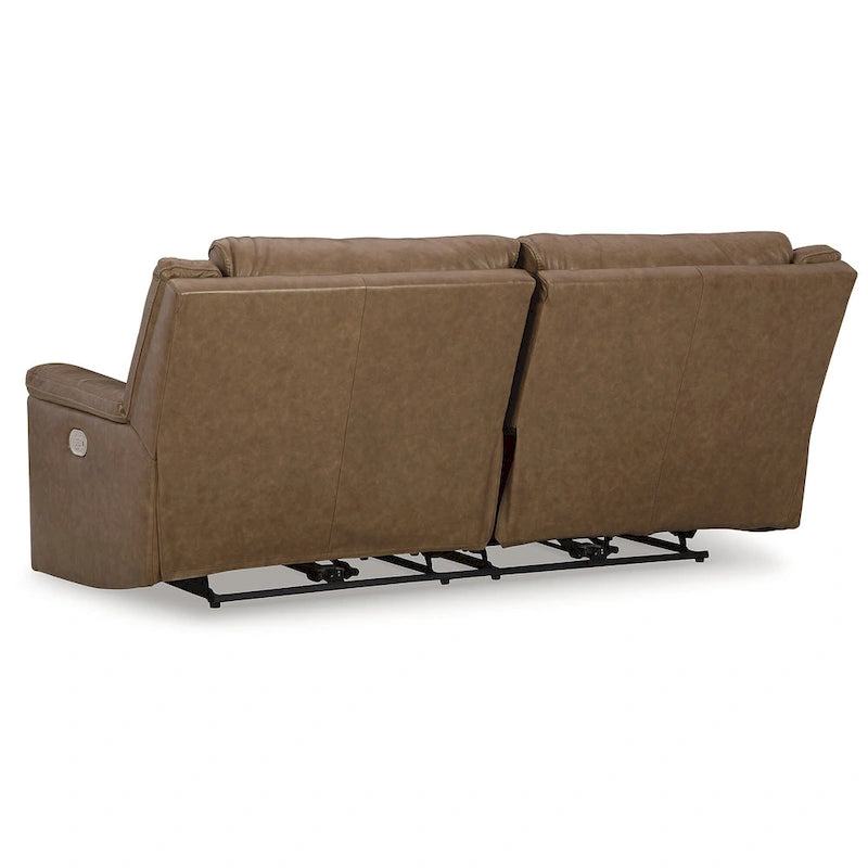 Signature Design by Ashley Trasimeno Caramel Power Reclining Sofa - 92  W x 40  D x 42  H